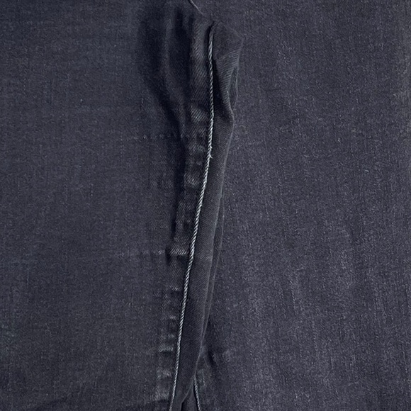 American Eagle Festival Flare Jeans Sz 10 Black High Rise Stretch Denim Western - Picture 4 of 10